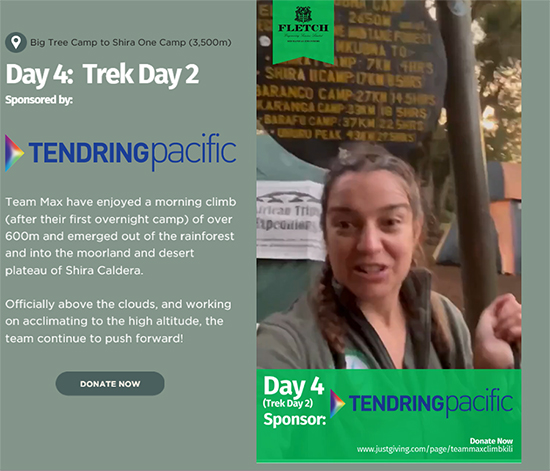 Supporting Team Max Taking on Kilimanjaro