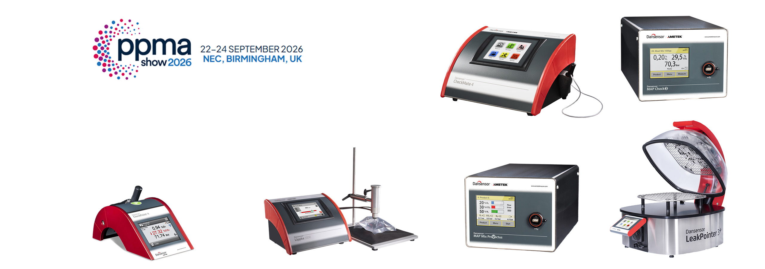 See The Full Dansensor Range 
At PPMA 2026